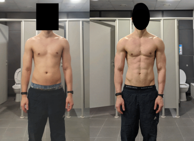 ostarine before and after