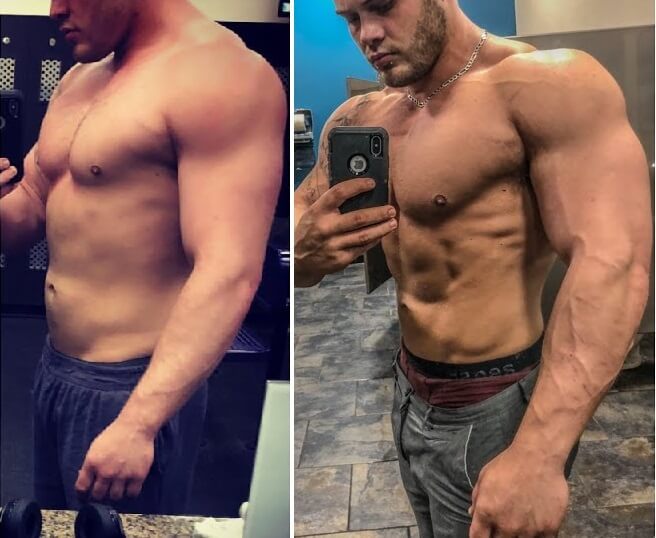 testosterone cycle before and after