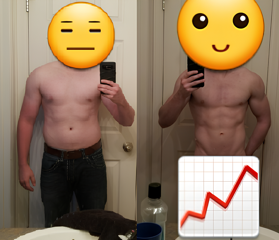 8-week Ostarine before and after pictures