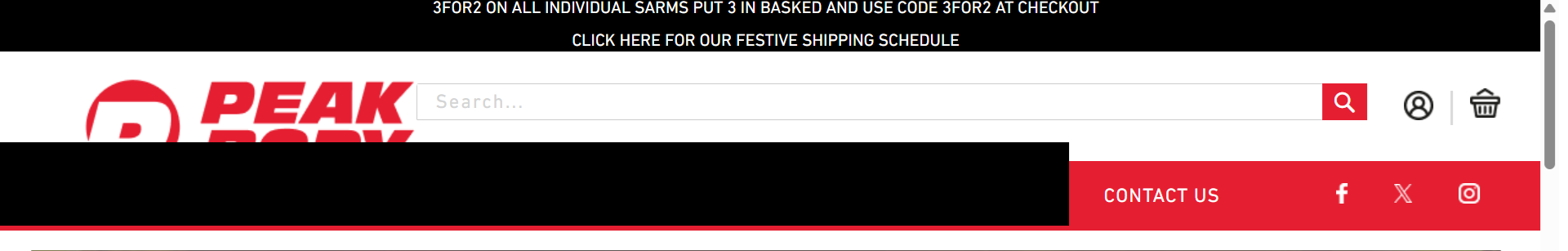 peak body navigation issue
